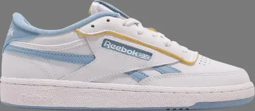 Лимитированные кроссовки wmns club c revenge 'chalk fluid blue' Reebok, белый