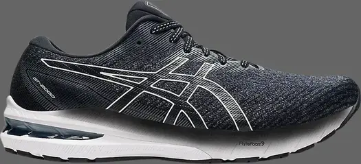 Кроссовки gt 2000 10 2e wide 'black white' Asics, черный