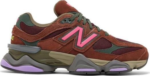 Кроссовки New Balance 9060 'Burgundy Pink', красный
