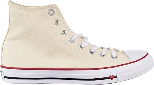 Кроссовки Converse Chuck Taylor All Star High Denim Love, кремовый