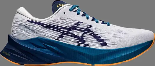 Кроссовки novablast 3 'white deep ocean' Asics, белый