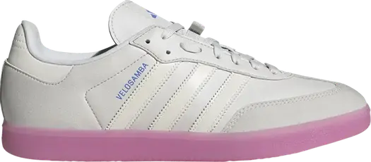 Кроссовки Adidas Velosamba 'Grey Lucid Fuchsia', серый