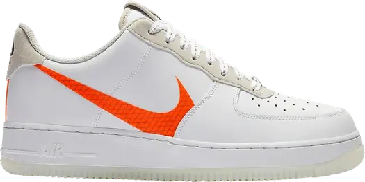 Кроссовки Nike Air Force 1 Low 'Orange Swoosh', белый