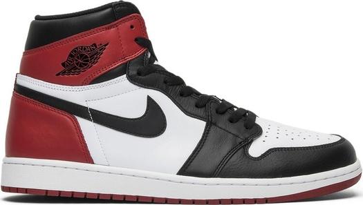 Кроссовки Air Jordan 1 Retro High OG Black Toe 2016, белый