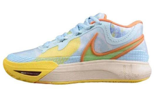 Кроссовки Nike Kyrie 8, голубой/желтый