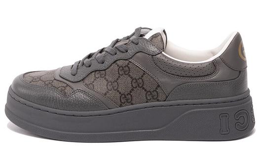 Кроссовки мужские Gucci Chunky B, низкие, серые