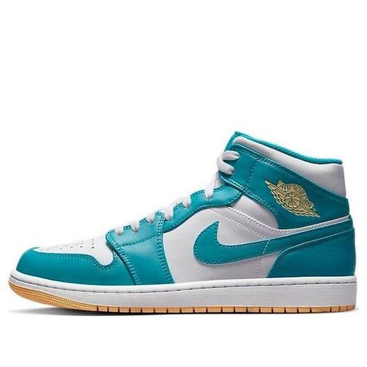 Кроссовки Air Jordan 1 Mid 'Aquatone', синий