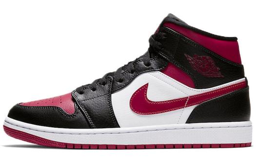 Кроссовки Jordan 1 Mid 'Bred Toe'