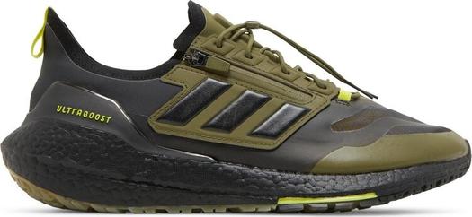 Кроссовки Adidas UltraBoost 21 GTX 'Focus Olive', зеленый