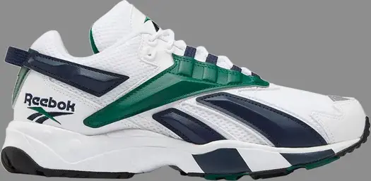 Кроссовки interval 96 'dark green navy' Reebok, зеленый