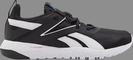 Кроссовки mega flexagon 'black horizon blue pink' Reebok, черный