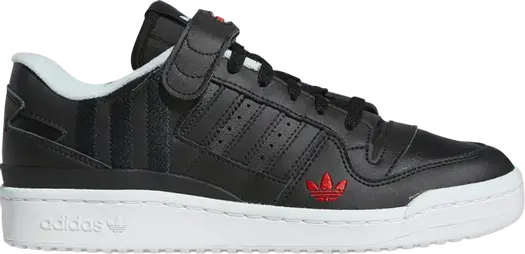 Кроссовки Adidas Forum Low 'Black Almost Blue', черный