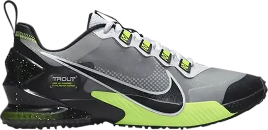 Кроссовки Nike Force Zoom Trout LTD TF 'Light Smoke Grey Volt', серый