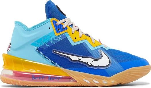 Кроссовки Nike Space Jam x LeBron 18 Low EP 'Wile E. x Roadrunner', многоцветный