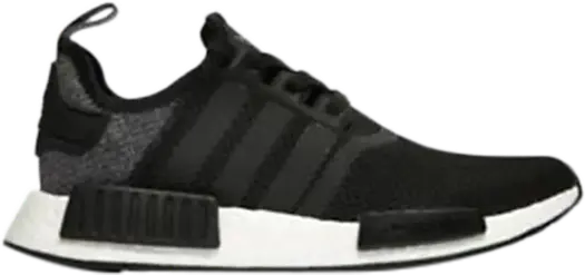 Кроссовки Adidas NMD_R1 'Black Grey Wool', черный