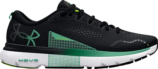 Кроссовки Under Armour HOVR Infinite 5 Black Green Breeze, черный