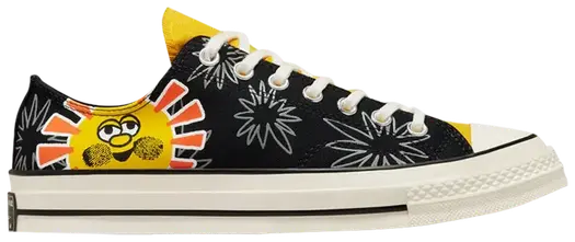 Кроссовки Converse Chuck 70 Low Sunny Floral, черный