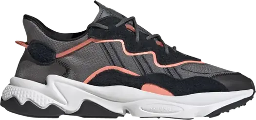 Кроссовки Adidas Ozweego 'Black Signal Coral', черный