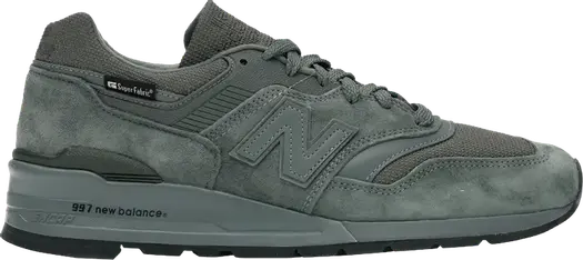 Кроссовки New Balance SuperFabric x 997 Made In USA 'Olive', зеленый