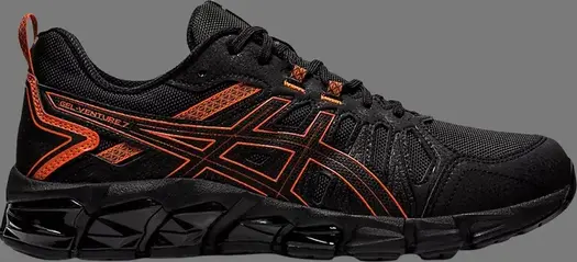 Кроссовки gel venture 180 'black orange' Asics, черный