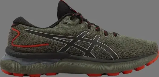 Кроссовки gel nimbus 24 tr 'nature bathing - olive' Asics, зеленый