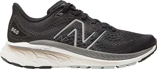 Кроссовки New Balance Wmns Fresh Foam X 860v13 Wide 'Black White', черный