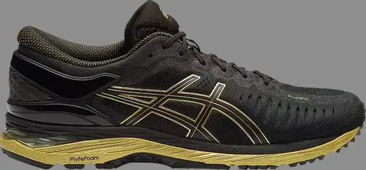 Кроссовки metarun 'black onyx gold' Asics, черный