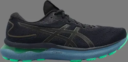 Кроссовки gel nimbus 24 'black gunmetal' Asics, черный