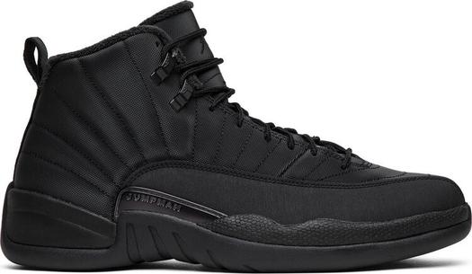 Кроссовки Air Jordan 12 Retro Winterized Triple Black, черный