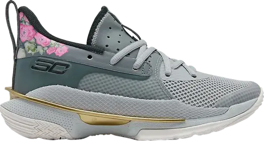 Кроссовки Under Armour Curry 7 Big Kids Chinese New Year, серый