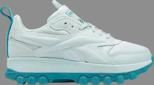 Кроссовки cardi b x classic leather v2 big kid 'whisper blue' Reebok, синий
