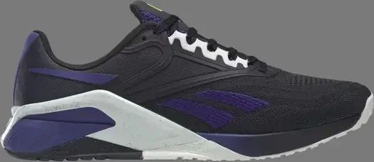 Кроссовки les mills x nano x2 'black bold purple' Reebok, черный