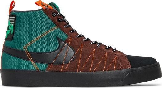 Кроссовки Nike Blazer Mid Premium SB 'Acclimate Pack - Noble Green', зеленый