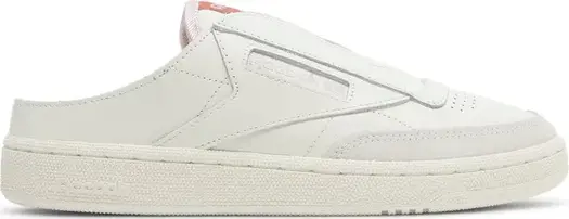 Кроссовки wmns club c laceless mule 'chalk' Reebok, белый