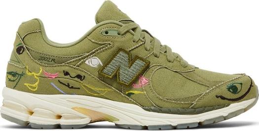 Кроссовки New Balance Bryant Giles x 2002R 'What Now?', зеленый