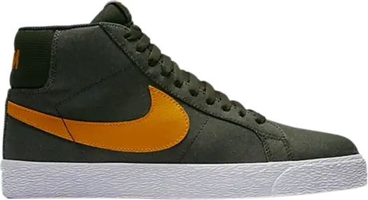 Кроссовки Nike SB Blazer Mid 'Undefeated', зеленый