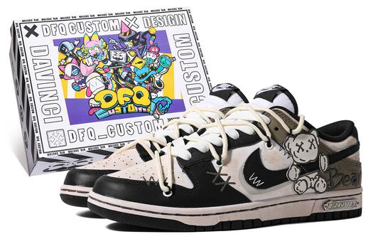 Кроссовки Nike Dunk Skateboard Shoes Men Low-Top Black/Brown