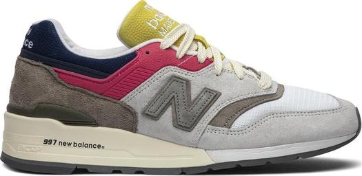 Кроссовки New Balance Aimé Leon Dore x 997 'Canary Yellow', серый
