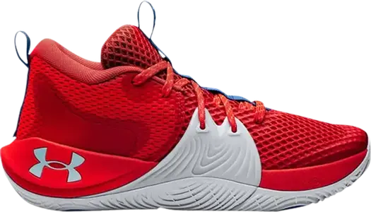 Кроссовки Under Armour Embiid One Lawrence, красный