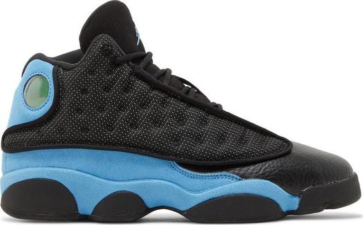 Кроссовки Air Jordan 13 Retro GS Black University Blue, черный