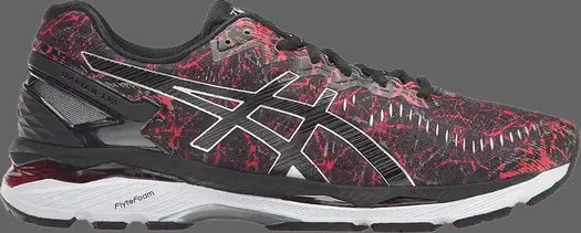 Кроссовки gel kayano 23 'vermilion' Asics, черный