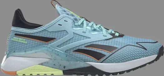 Кроссовки wmns nano x2 tr adventure 'blue pearl black' Reebok, синий