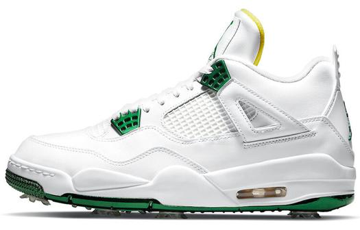 Кроссовки JORDAN 4 Retro Golf Metallic Green