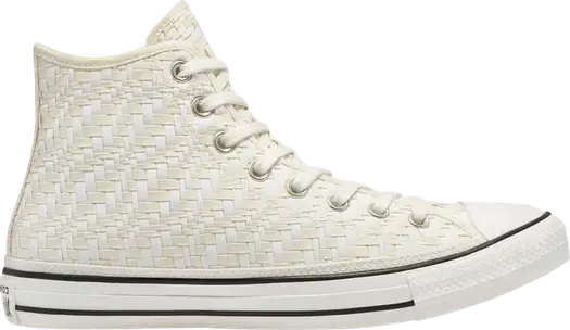Кроссовки Converse Chuck Taylor All Star High Tonal Weaving - White, белый