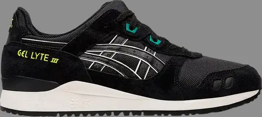 Кроссовки gel lyte 3 'neon accent' Asics, черный
