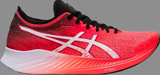 Кроссовки wmns magic speed 'sunrise red' Asics, красный
