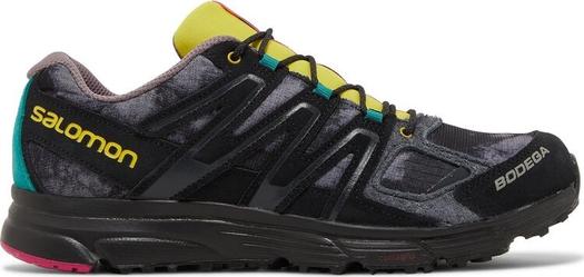 Кроссовки Bodega x Salomon X-Mission 4 Suede Full Bleed, черные