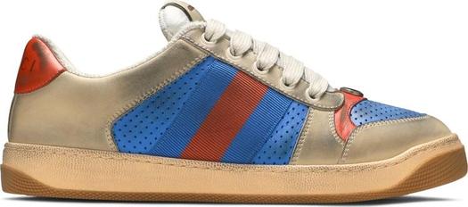 Кроссовки Gucci Screener Blue White, синий