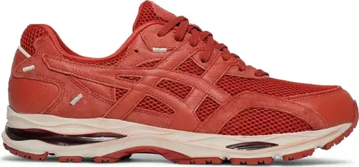 Кроссовки denim tears x gel mc plus 'georgia red clay' Asics, апельсин
