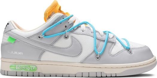 Кроссовки Nike Off-White x Dunk Low 'Lot 02 of 50', белый